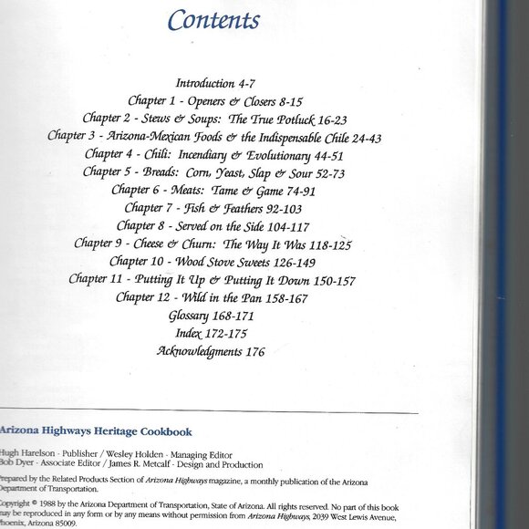 Arizona Highways Heritage Cookbook - Picture 3 of 3